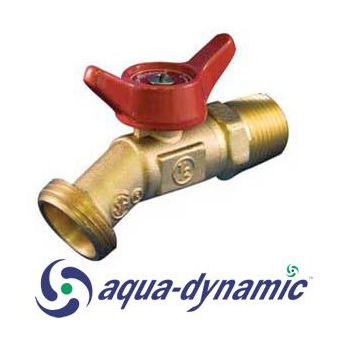 Aqua-Dynamic Hose Bibb 1/4 Turn MGH x Copper & MPT (Male Pipe Thread) 